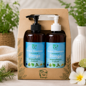 django herbal shampoo duo set